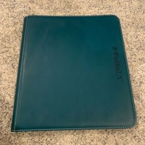Z-FOLIO BCW 12 POCKET LX BINDER & VARIOUS POKÉMON CARDS
